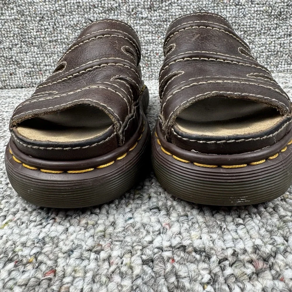 Vintage Dr. Martens Sandals Mens Size 6 Chunky England Y2K 8582 Brown